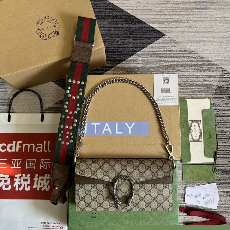 G*u*i top handle bags